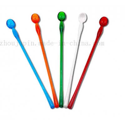 Custom Disposable Acrylic Coffee Drink Swizzle Stick Stirring Rod Stirrer