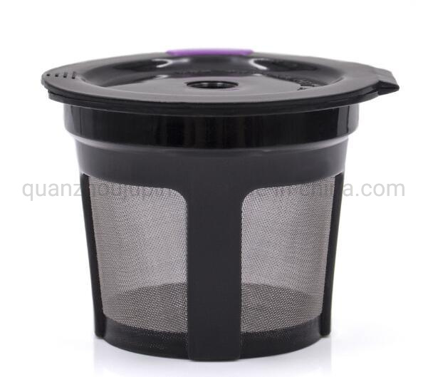 OEM Refillable Stainless Steel Funnel Cup Plastic Coffee Capsule Filter